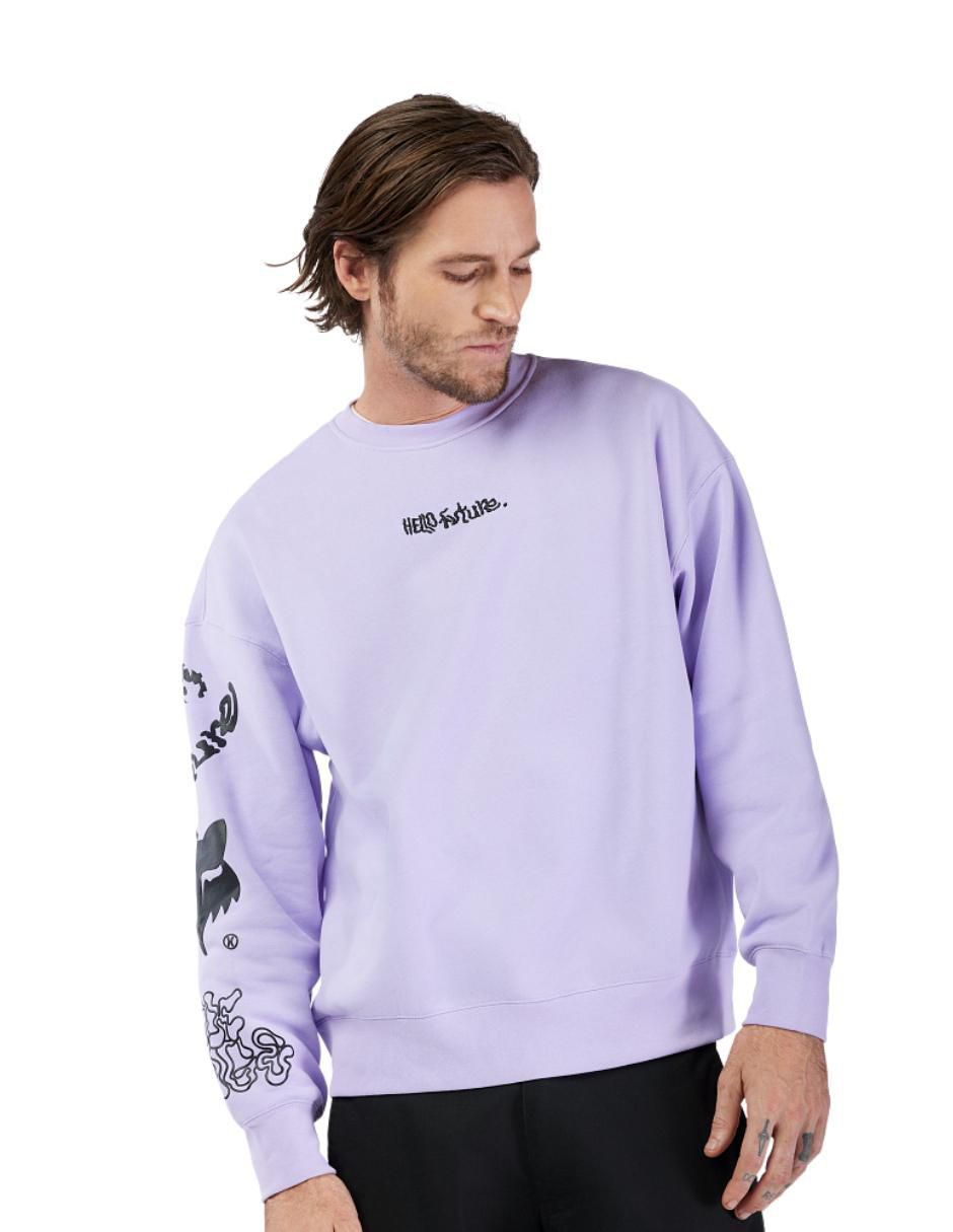 Sudadera casual Hello Future Oversized para hombre Sudadera casual Hello Future Oversized para hombre