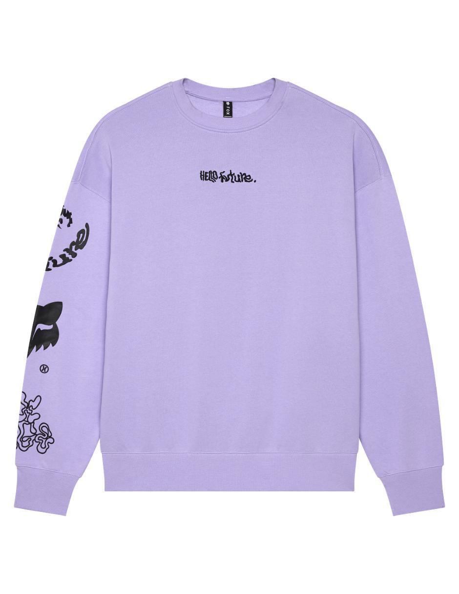 Sudadera casual Hello Future Oversized para hombre 2