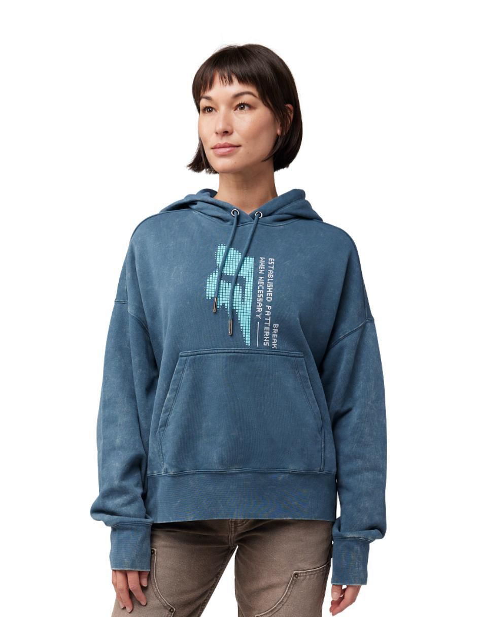 Sudadera Oversized Throttle con capucha y bolsa para mujer Sudadera Oversized Throttle con capucha y bolsa para mujer