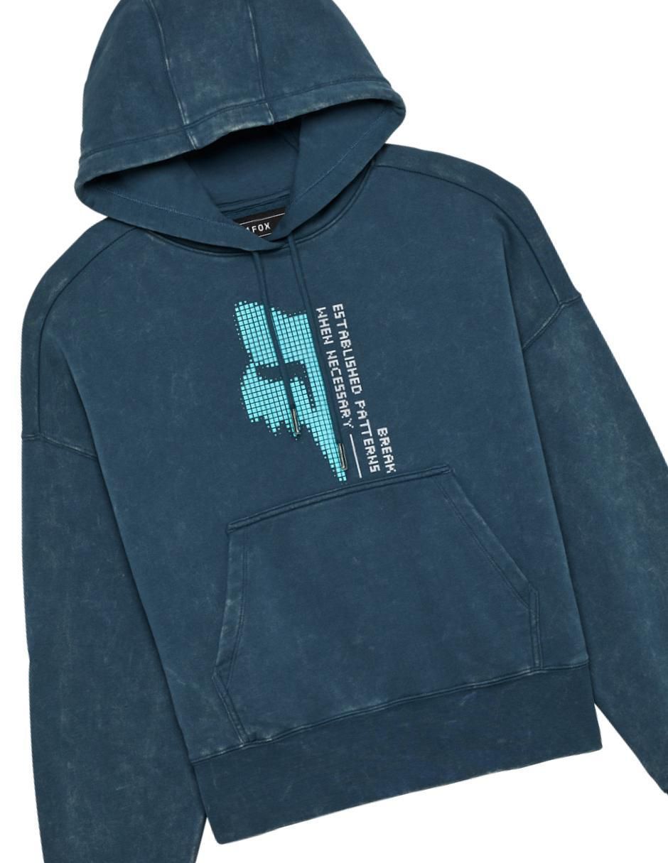 Sudadera Fox Racing Oversized Throttle con capucha y bolsa para mujer