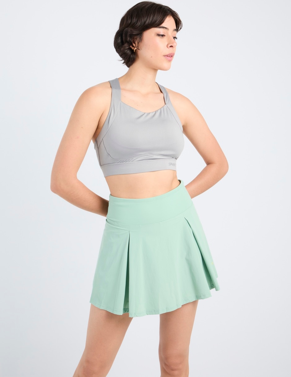 Falda short deportiva para raqueta mujer