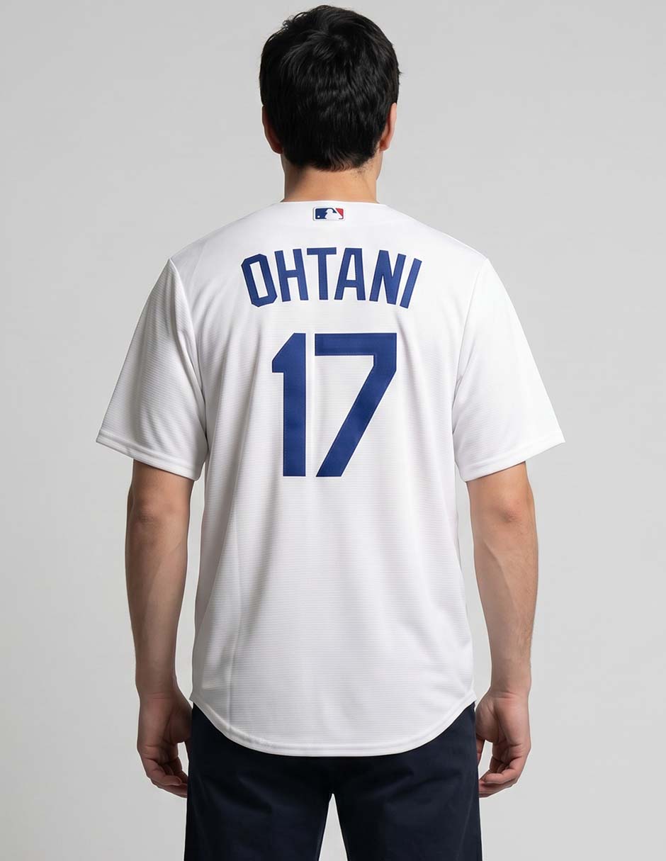 Jersey de Los Ángeles Dodgers Local Authentic de manga corta MLB game para hombre