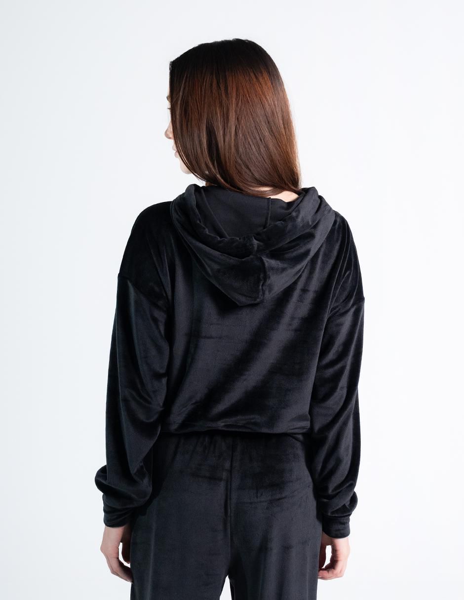 Sudadera Everlast Hoodie Icon Smoke con capucha y bolsa para mujer