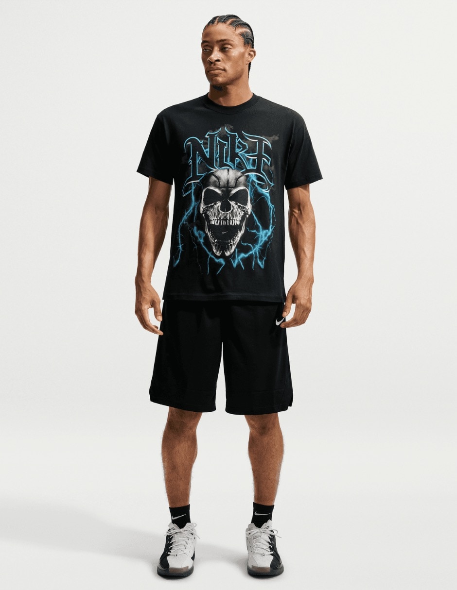 Playera deportiva para básquetbol nike para hombre