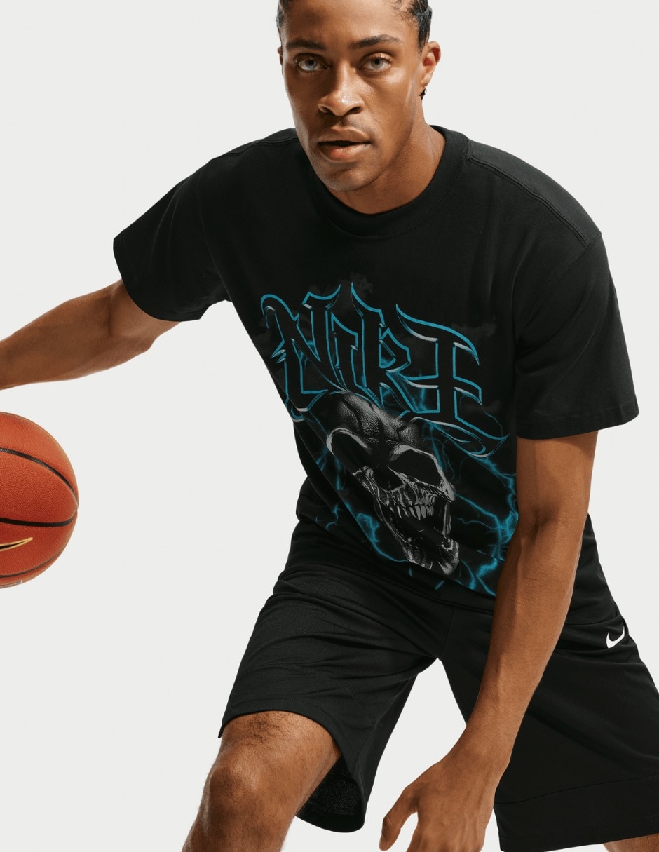 Playera deportiva para básquetbol nike para hombre