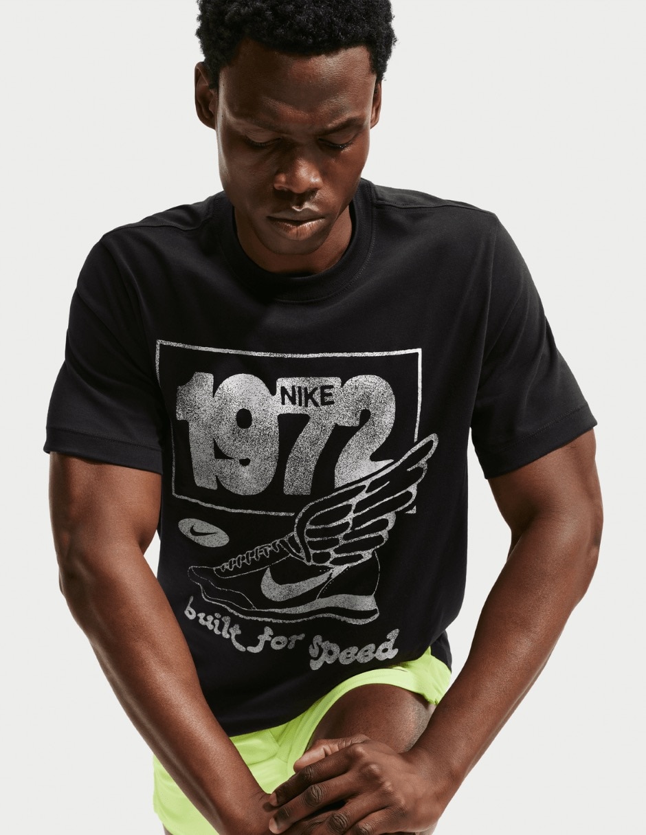 Playera deportiva para correr nike para hombre