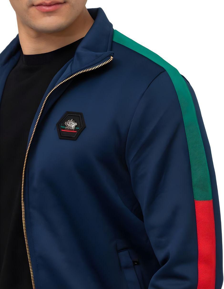 Conjunto deportivo regular con cierre para hombre