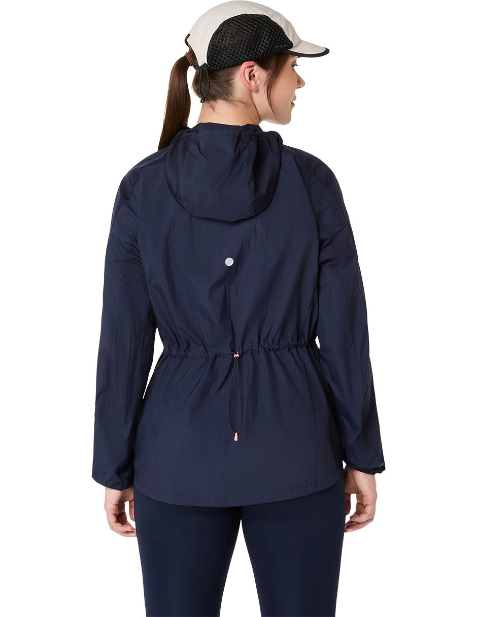 Chamarra para correr Asics Road Packable de mujer