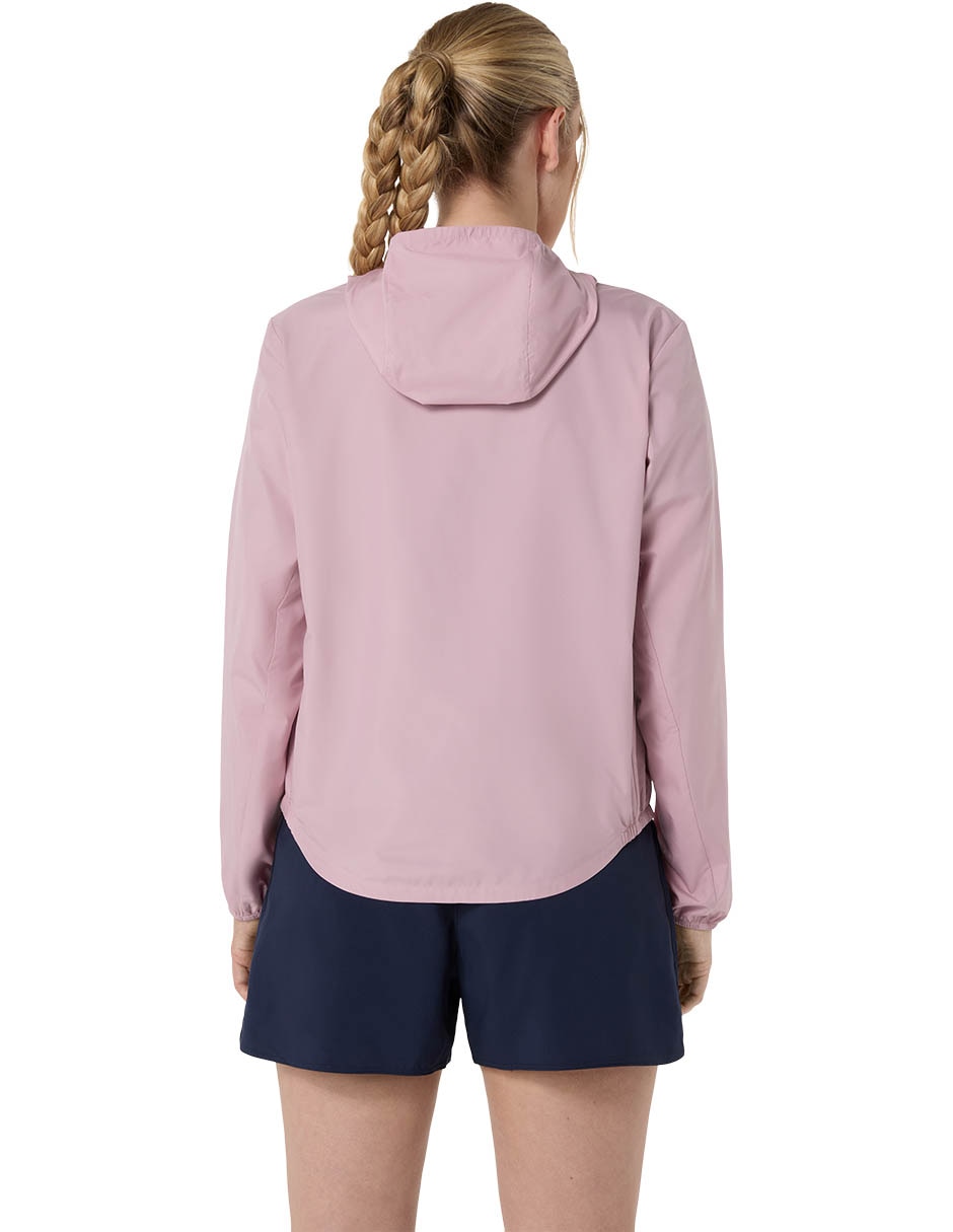 Chamarra para correr Asics Silver de mujer