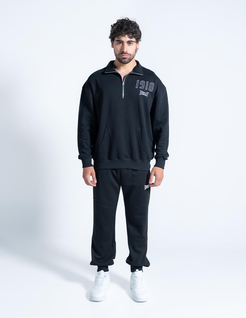 Sudadera para entrenamiento Zip Up Classic Icon con bolsa canguro para hombre