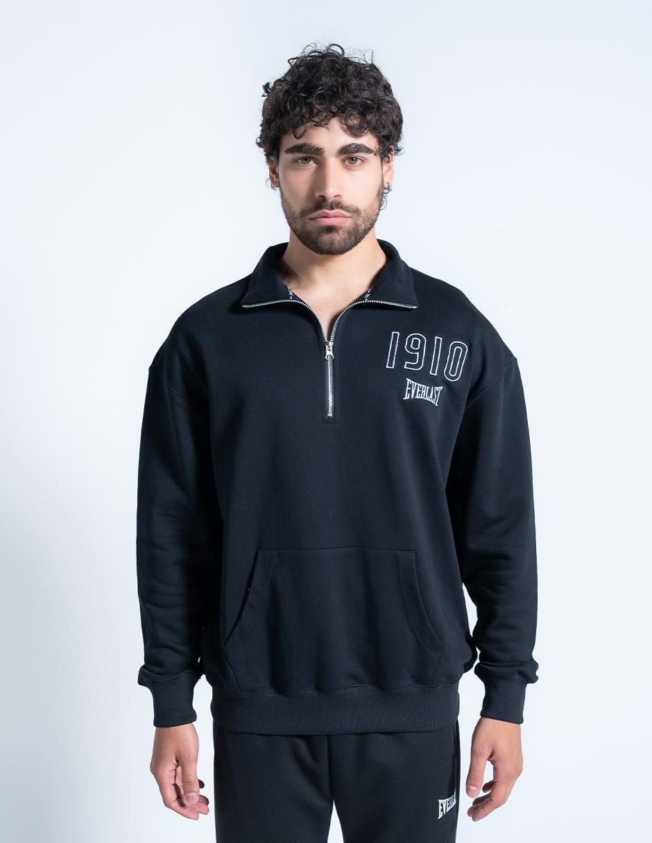 Sudadera para entrenamiento Zip Up Classic Icon con bolsa canguro para hombre
