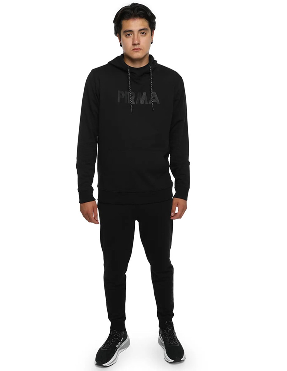 Sudadera con capucha y bolsa para hombre 4
