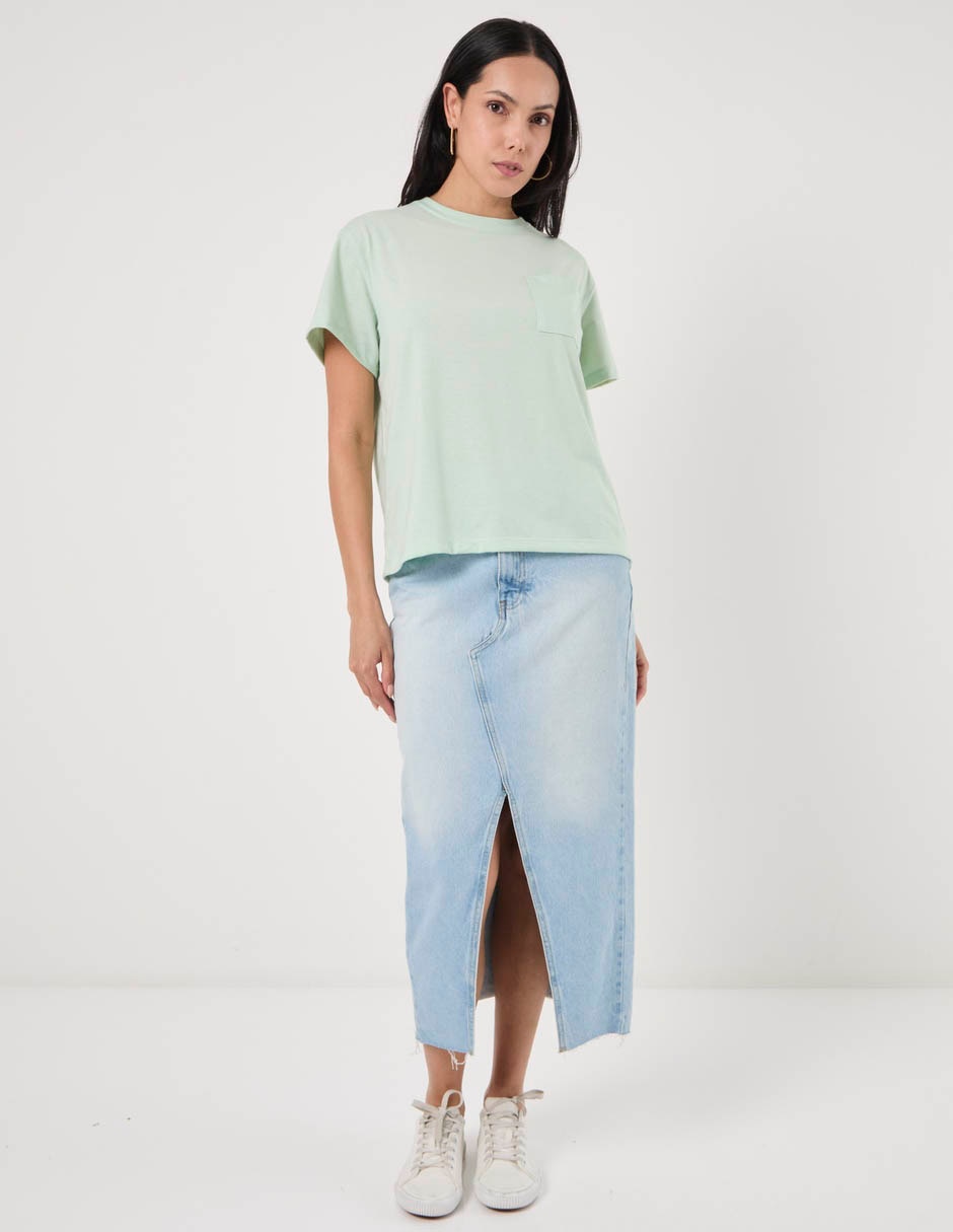 Playera deportiva the north face w tri-blend de mujer