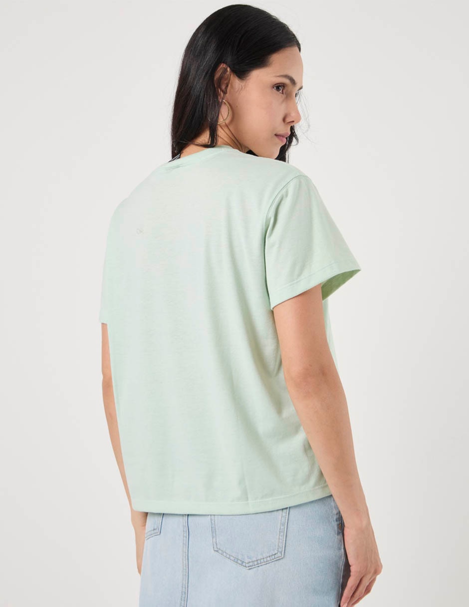Playera deportiva the north face w tri-blend de mujer