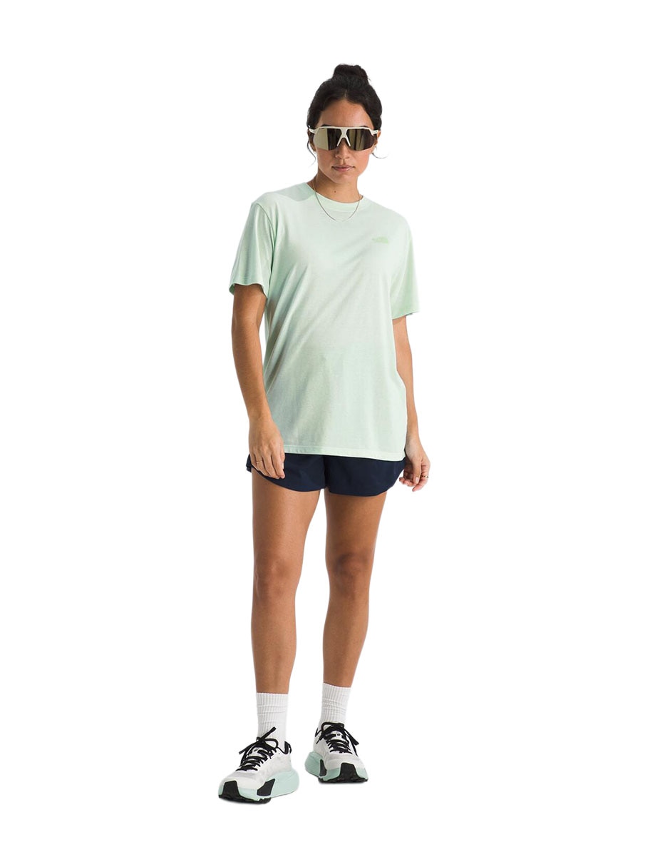 Playera deportiva The North Face W S/S Tri Blend Tee de mujer