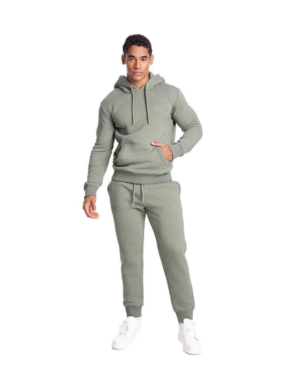 Conjunto deportivo regular con agujeta para hombre