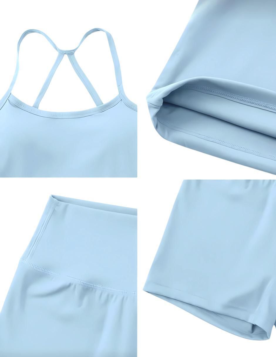 Conjunto deportivo ajustado Tomoloon con elástico para mujer