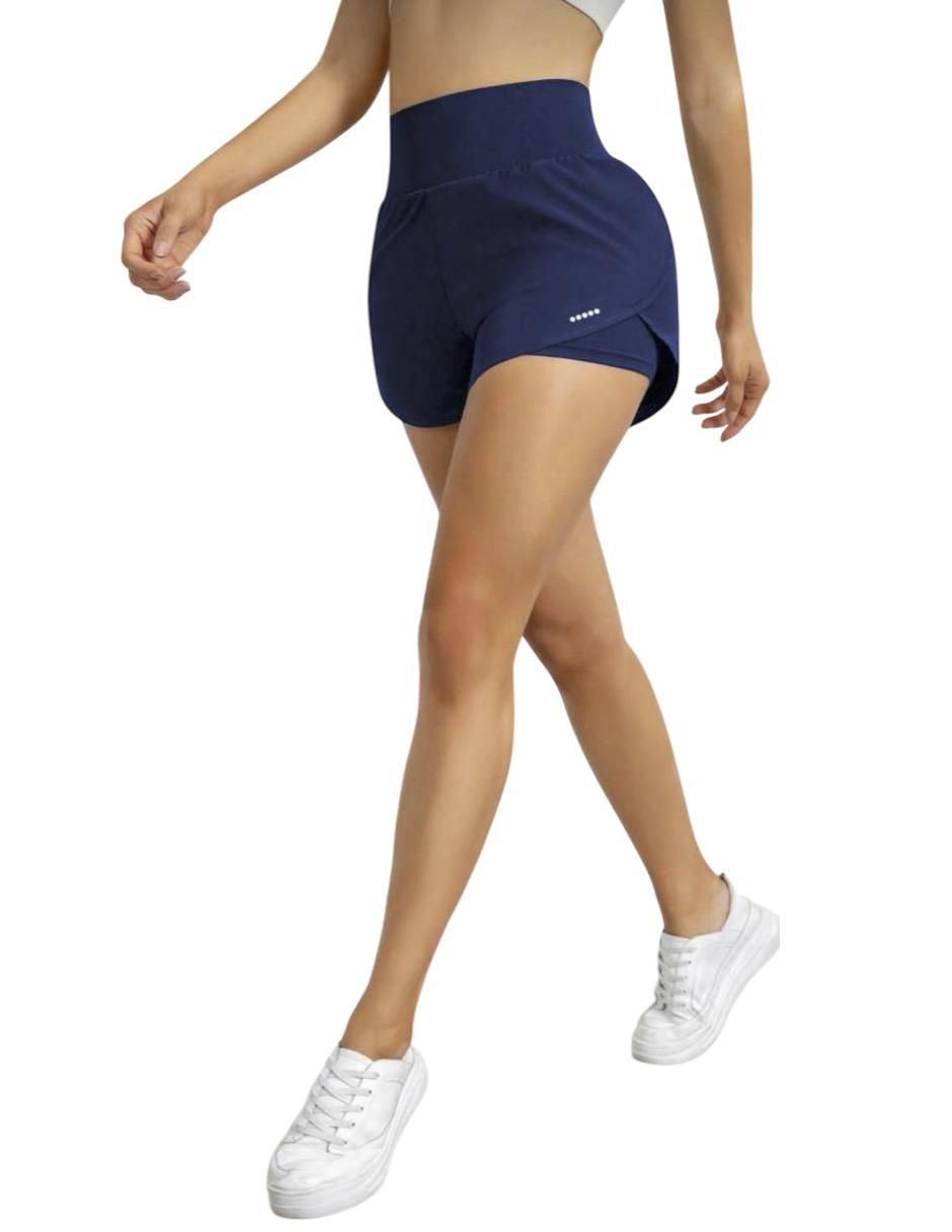 Short con malla para entrenamiento mujer