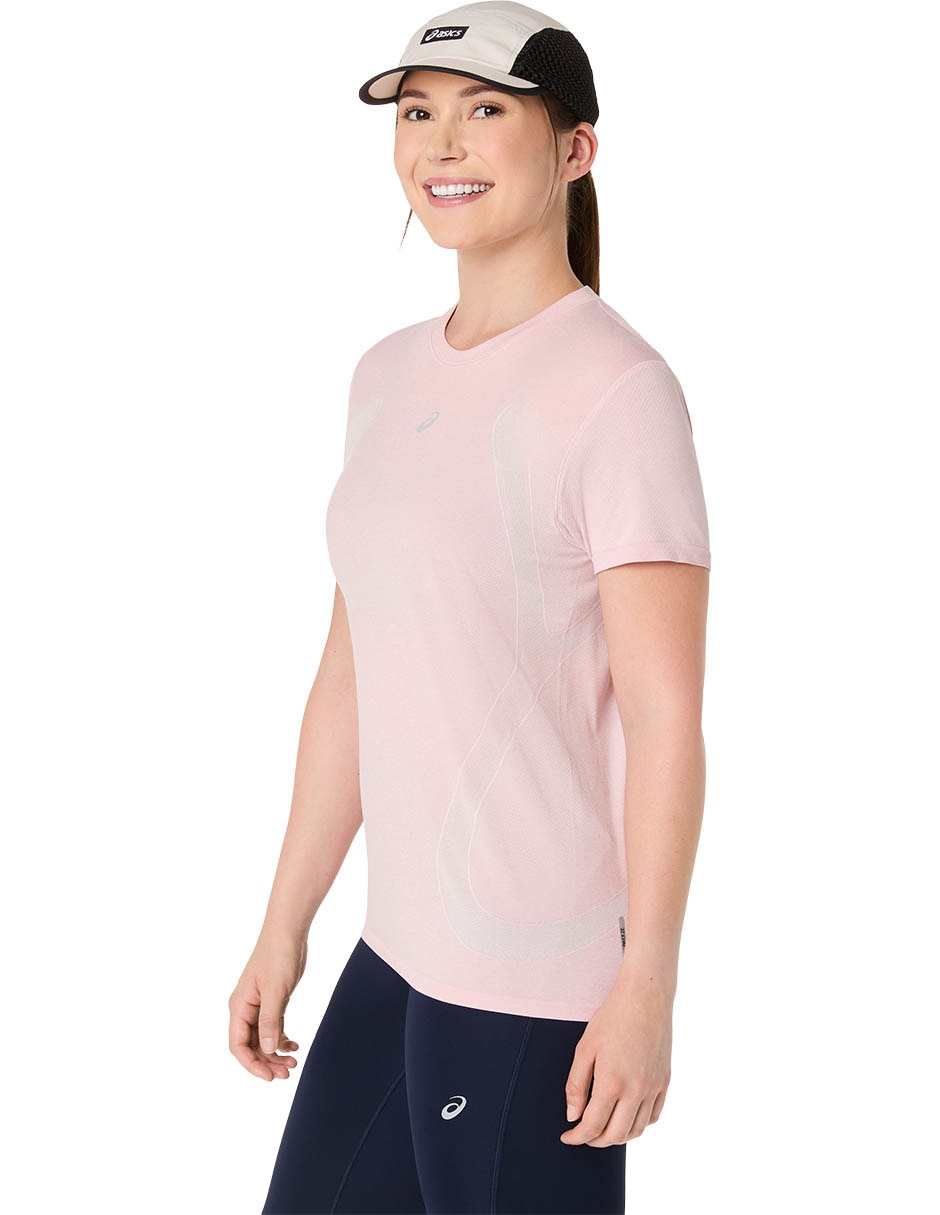 Playera deportiva para correr Asics de mujer