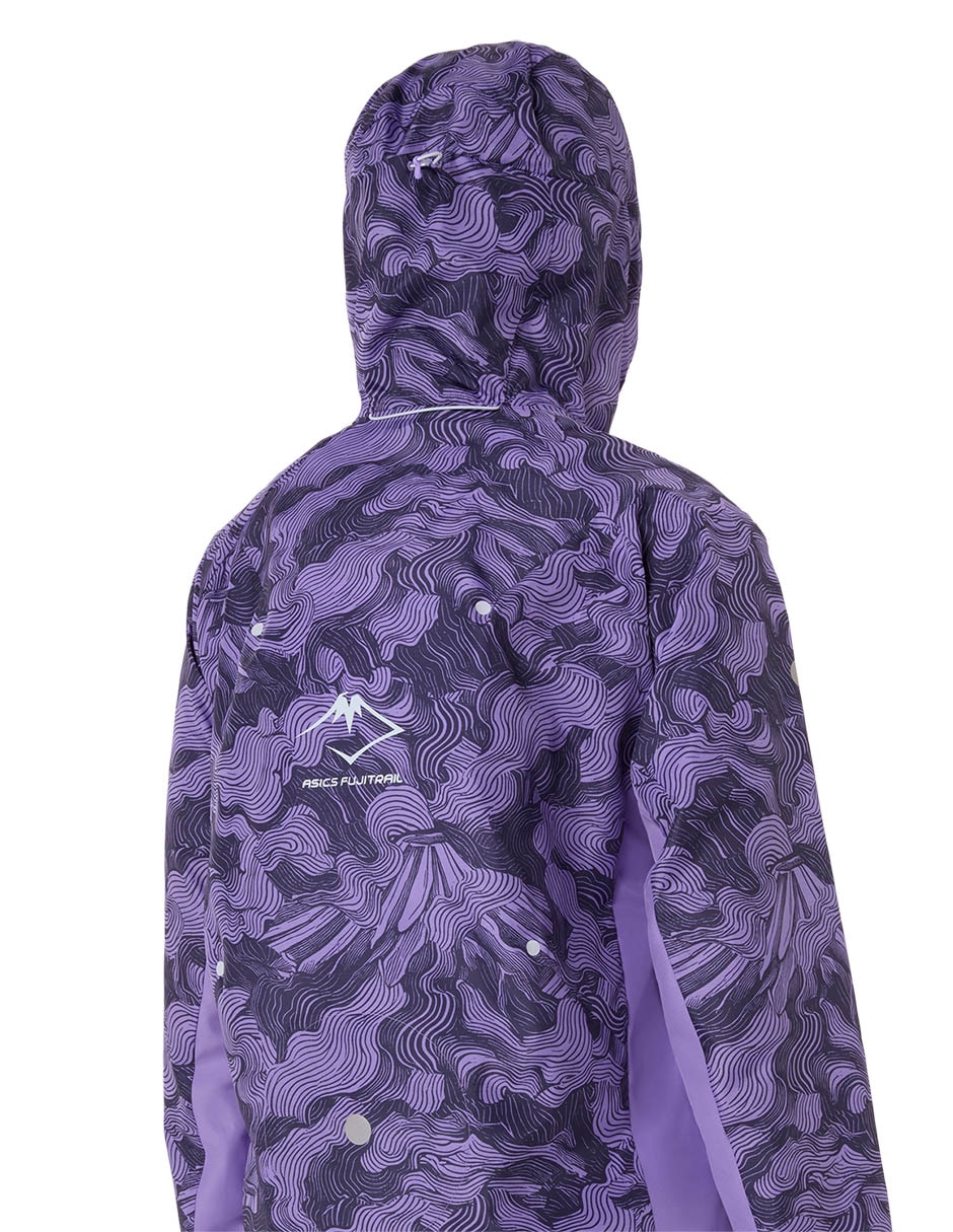 Chamarra para correr Asics de mujer