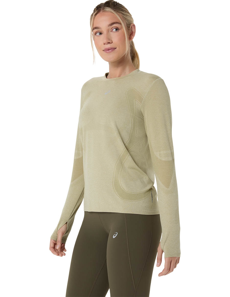 Playera deportiva para correr Asics de mujer