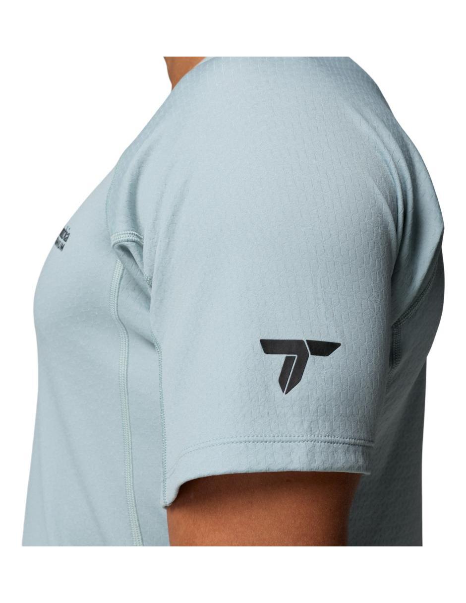 Playera deportiva térmica para senderismo de hombre 7