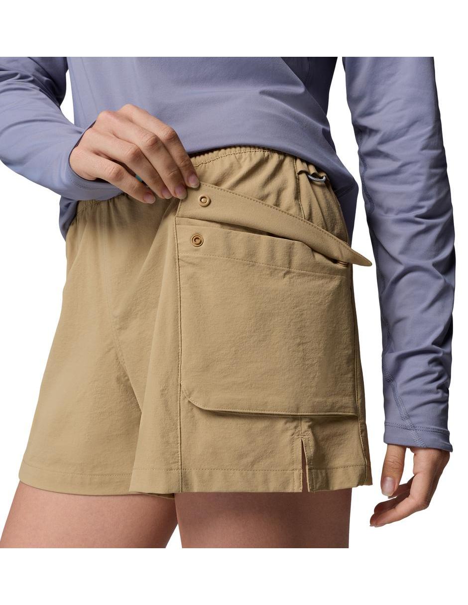 Short con bolsillos Columbia para pesca mujer