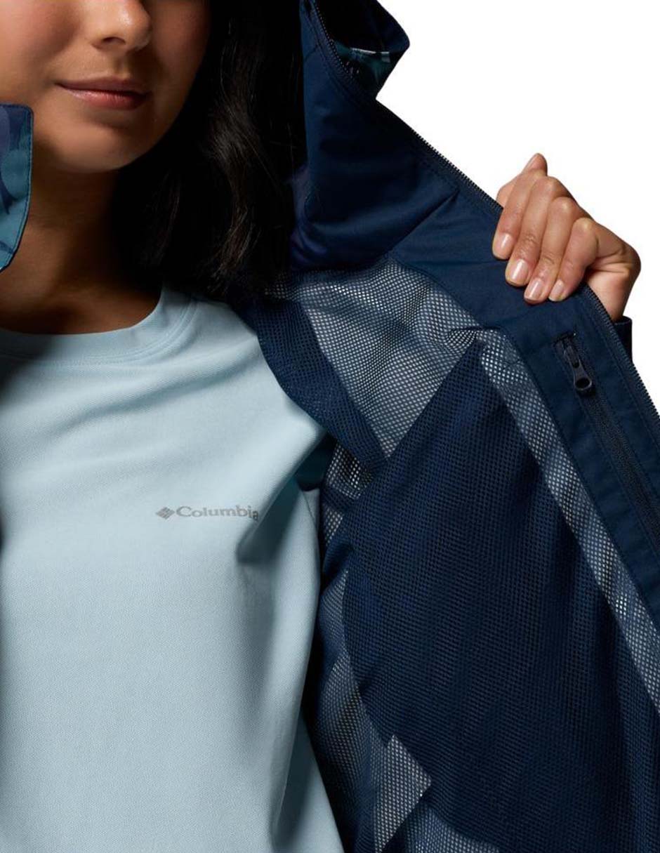 Chamarra impermeable para outdoor Columbia de mujer