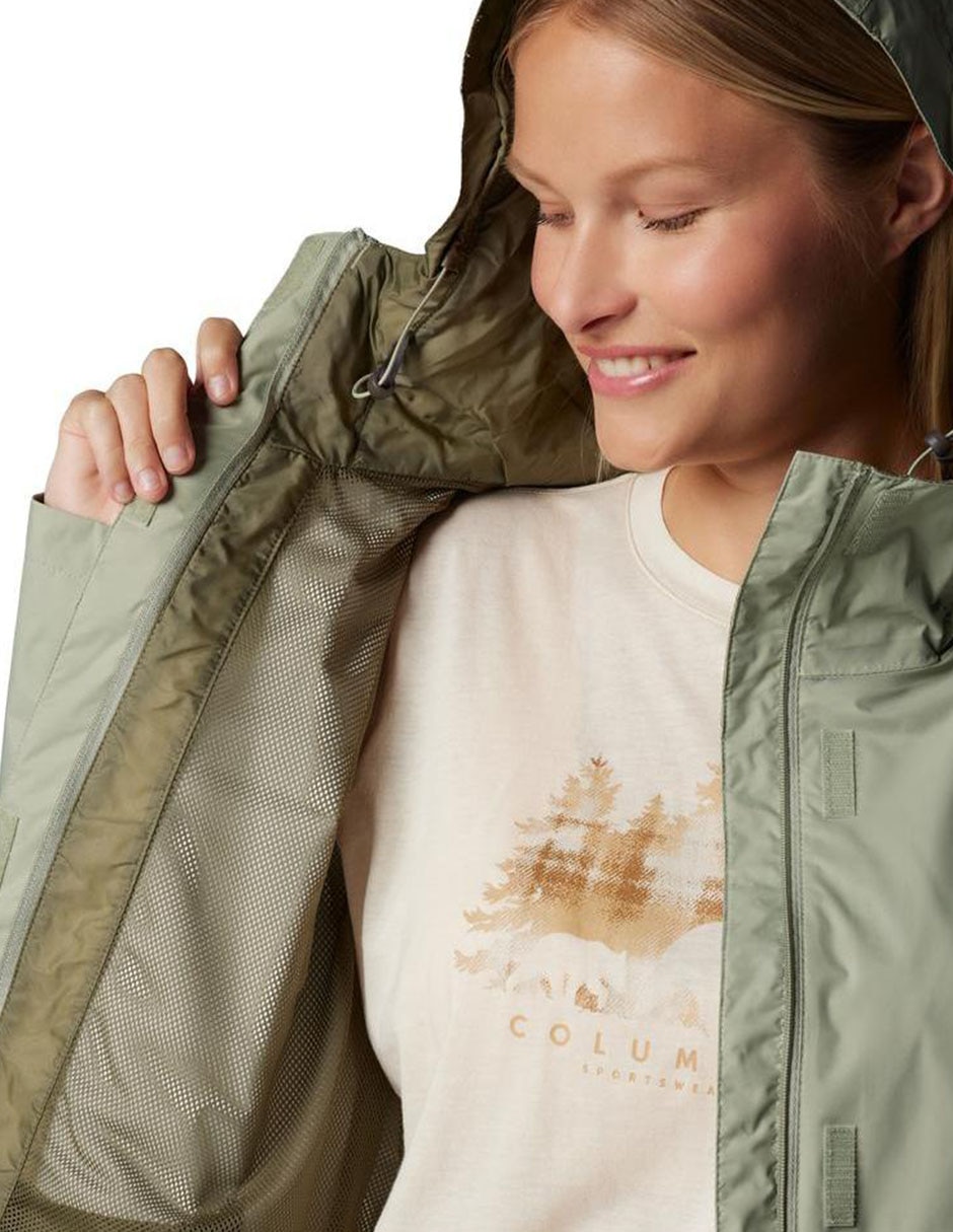 Chamarra impermeable para senderismo Columbia de mujer