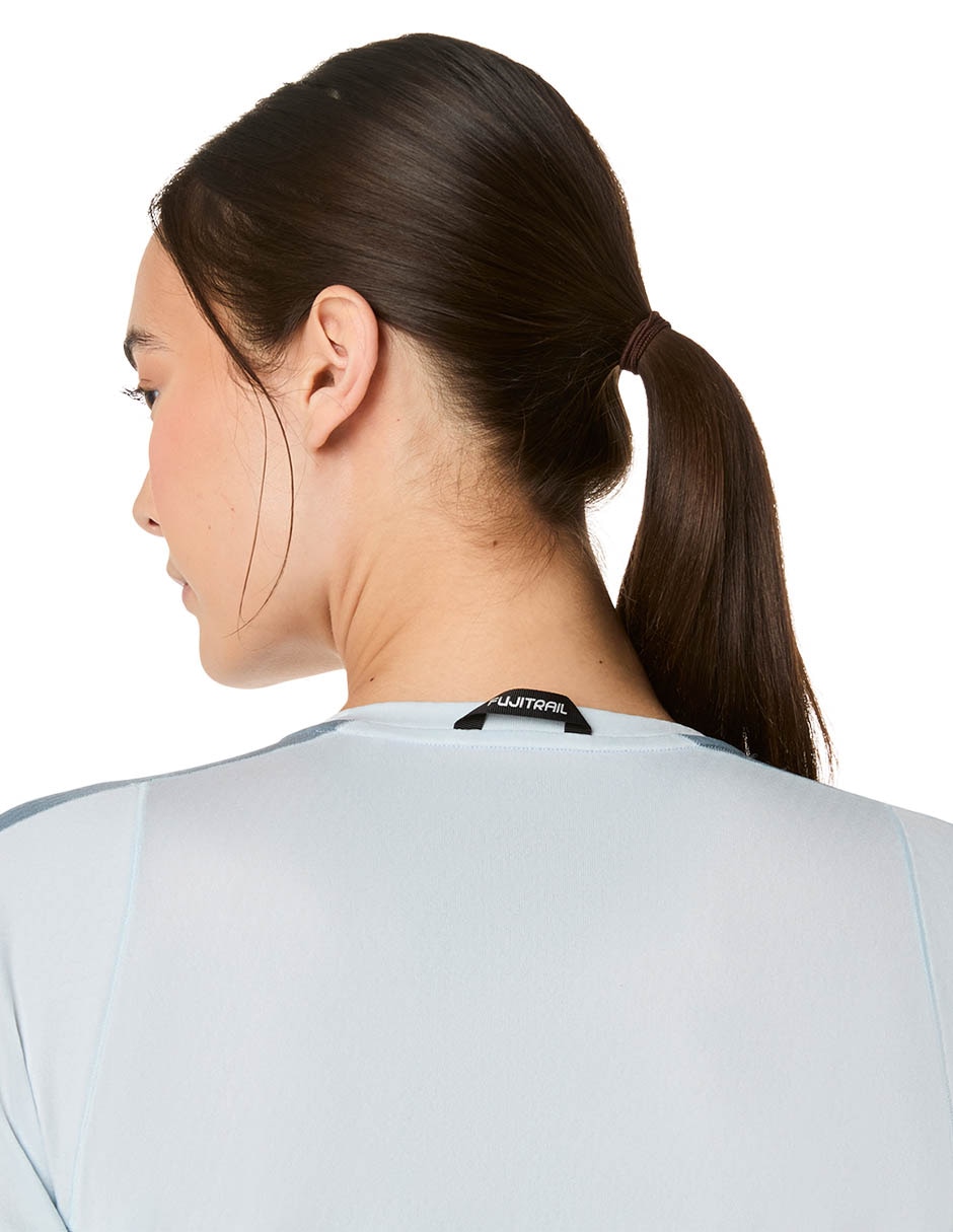Playera deportiva para correr Asics Fujitrail Elite SS Top de mujer