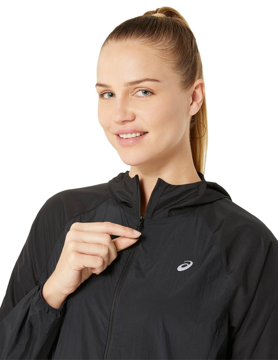Chamarra para correr Asics Road Packable Jacket de mujer
