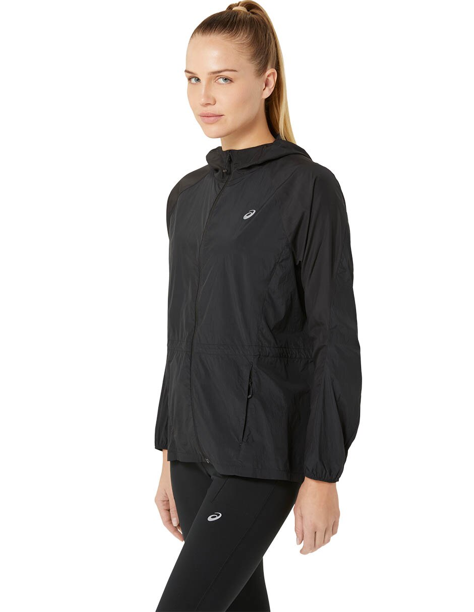 Chamarra para correr Asics Road Packable Jacket de mujer