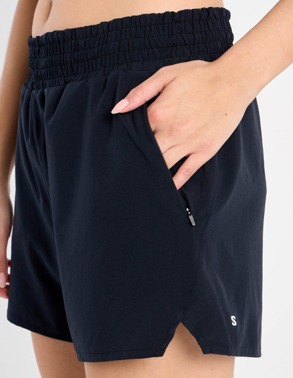 Short con bolsillos salomon para correr mujer