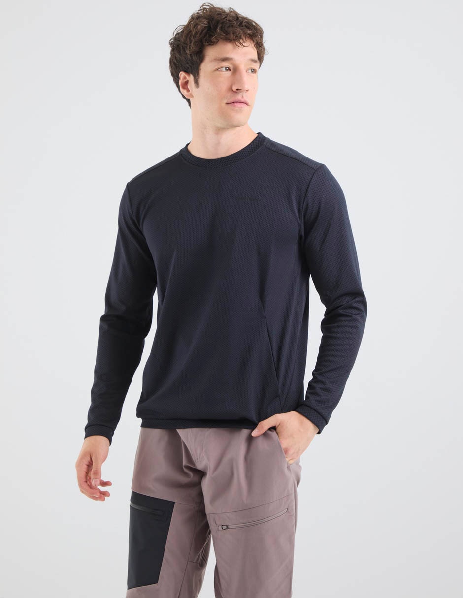 Sudadera con bolsillos para hombre