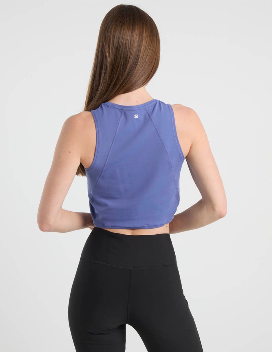 Playera deportiva para correr salomon para mujer