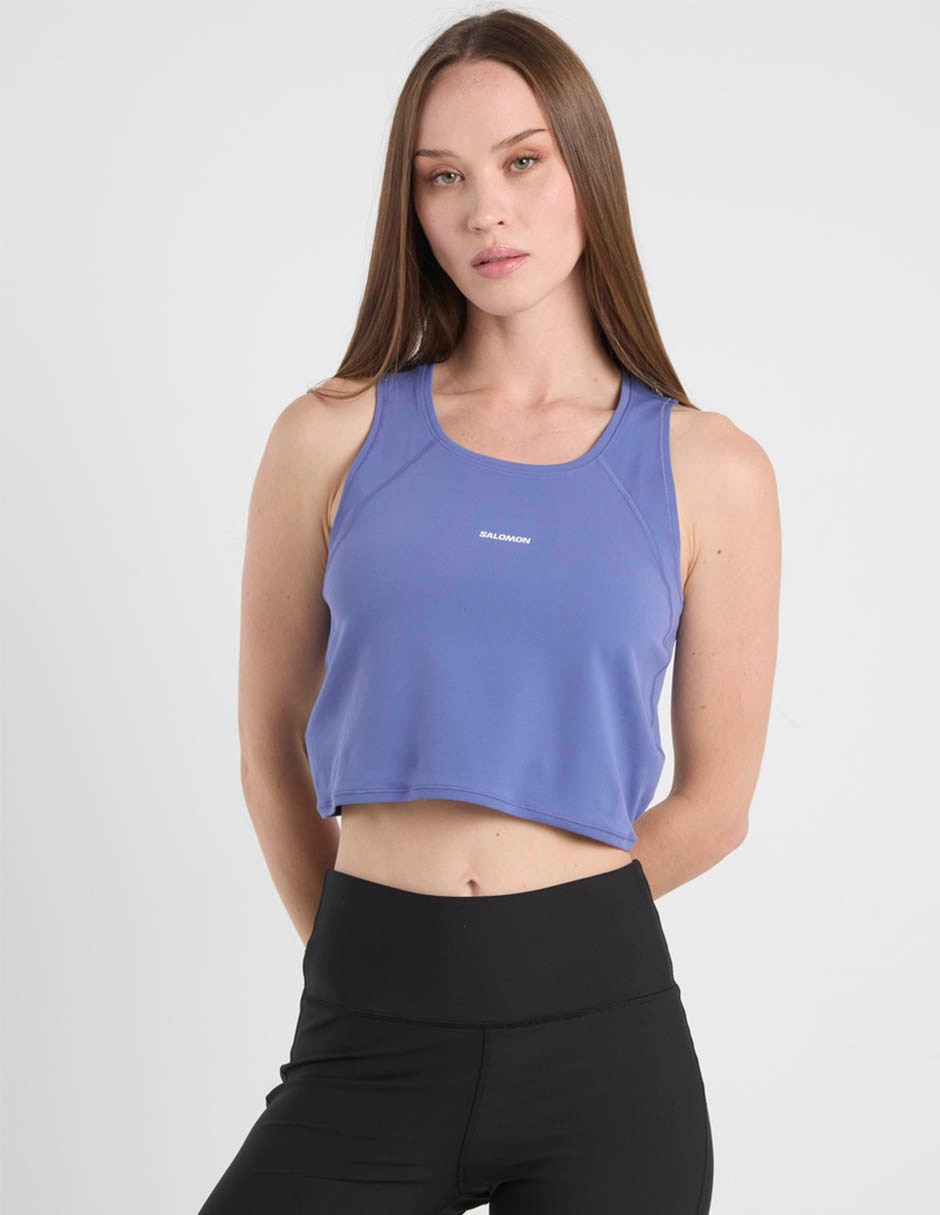 Playera deportiva para correr Salomon de mujer