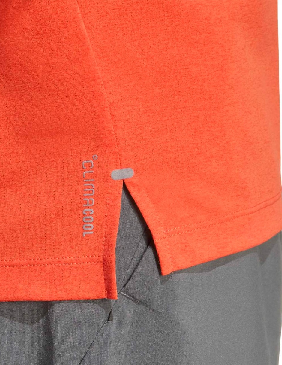 Playera deportiva para correr Adidas de hombre