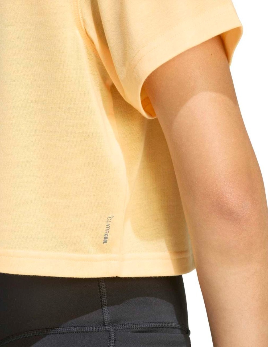 Playera deportiva para entrenamiento Adidas de mujer