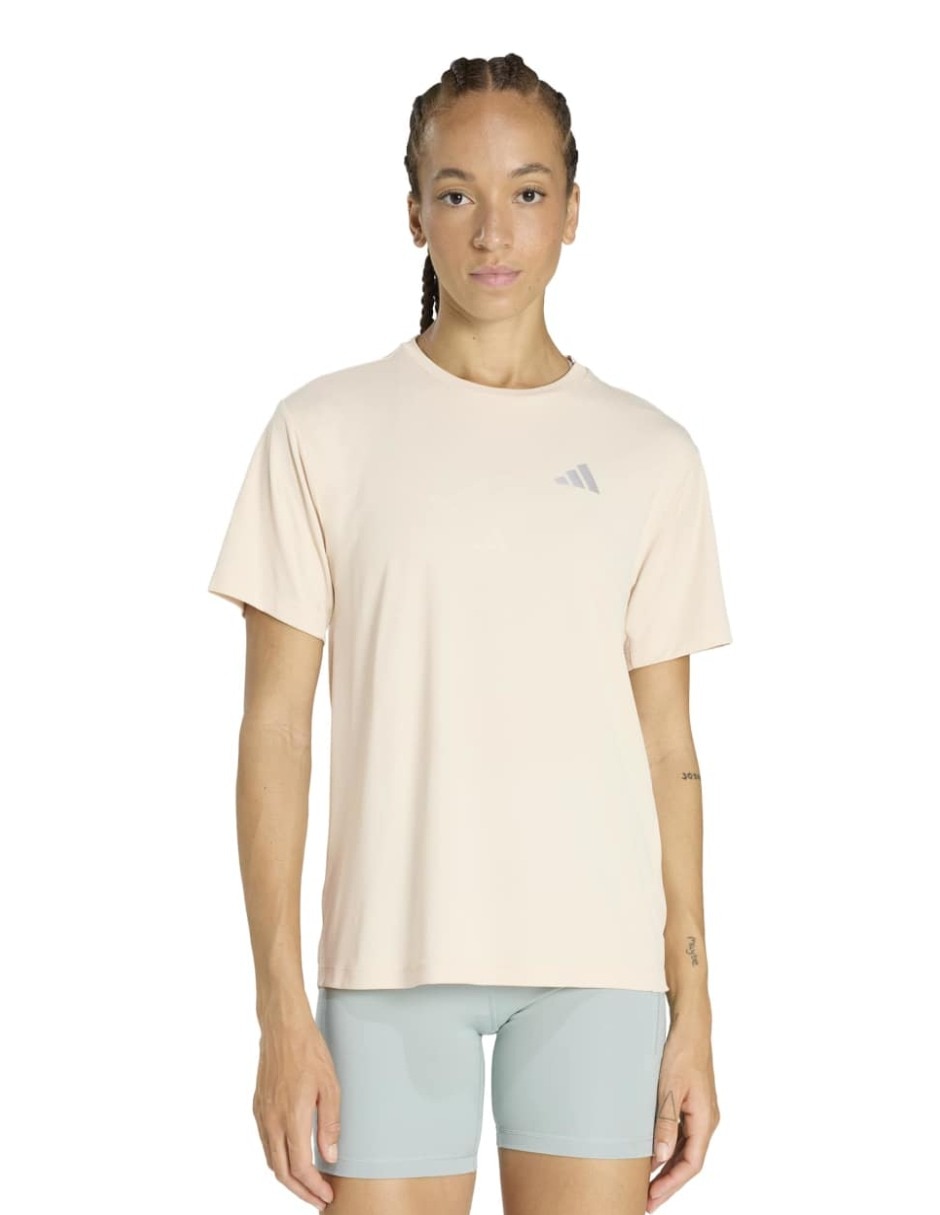 Playera deportiva para correr Adidas de mujer