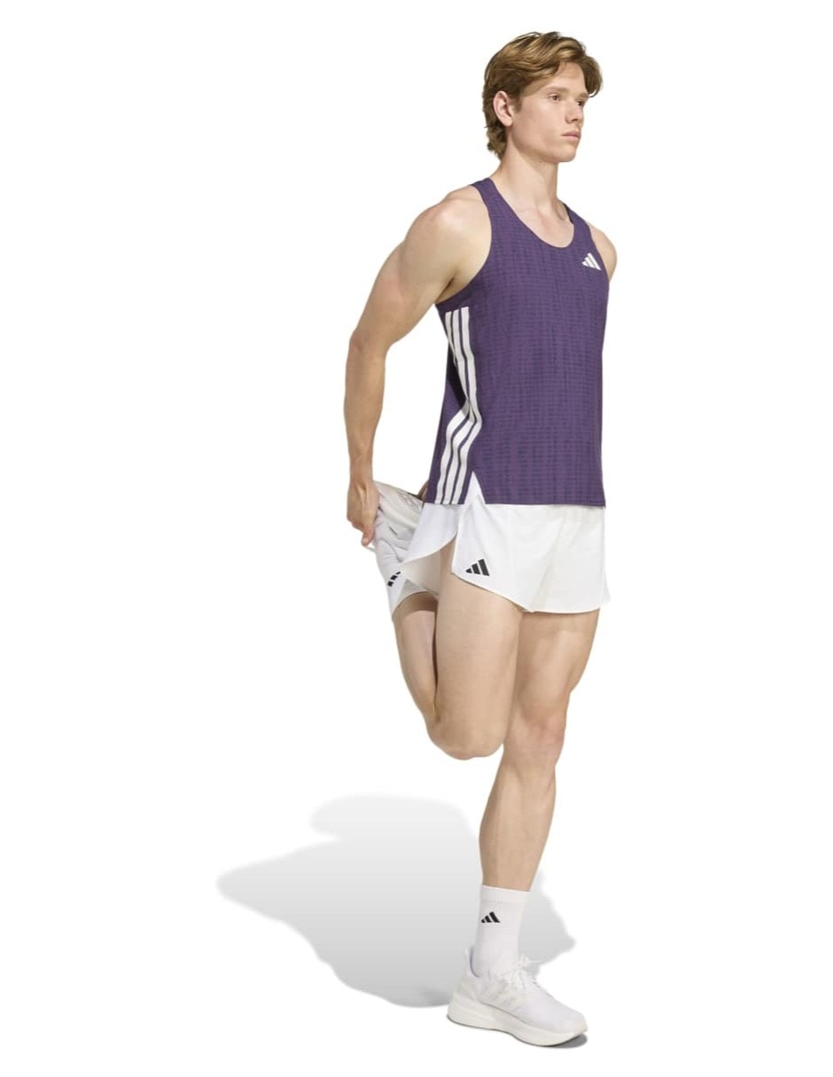 Playera deportiva para correr Adidas de hombre