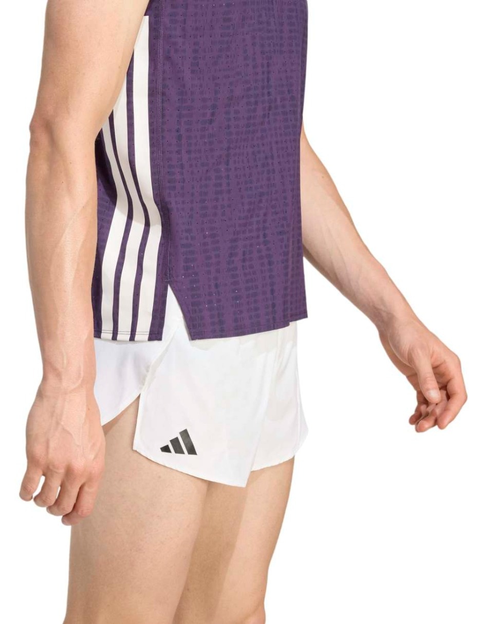 Playera deportiva para correr Adidas de hombre