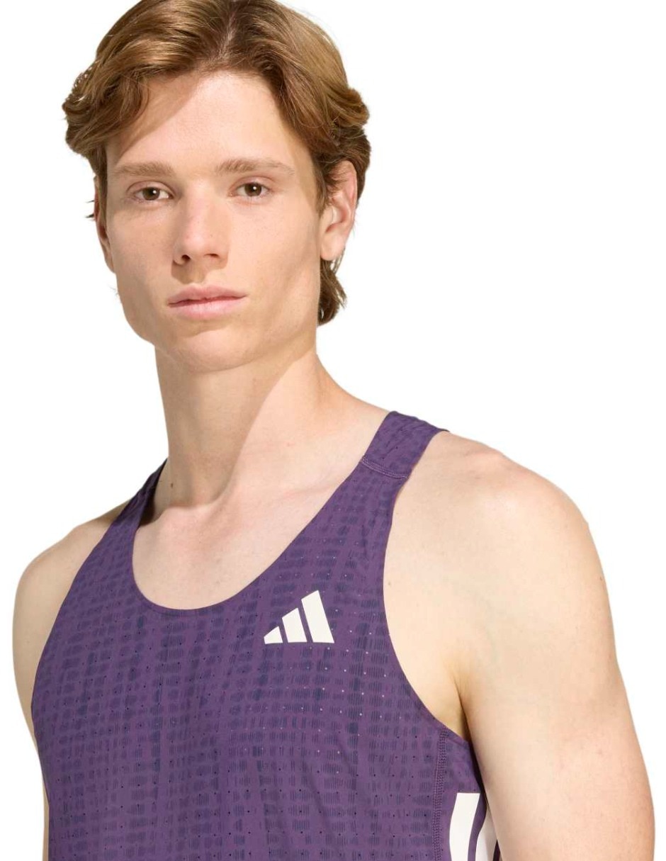 Playera deportiva para correr Adidas de hombre