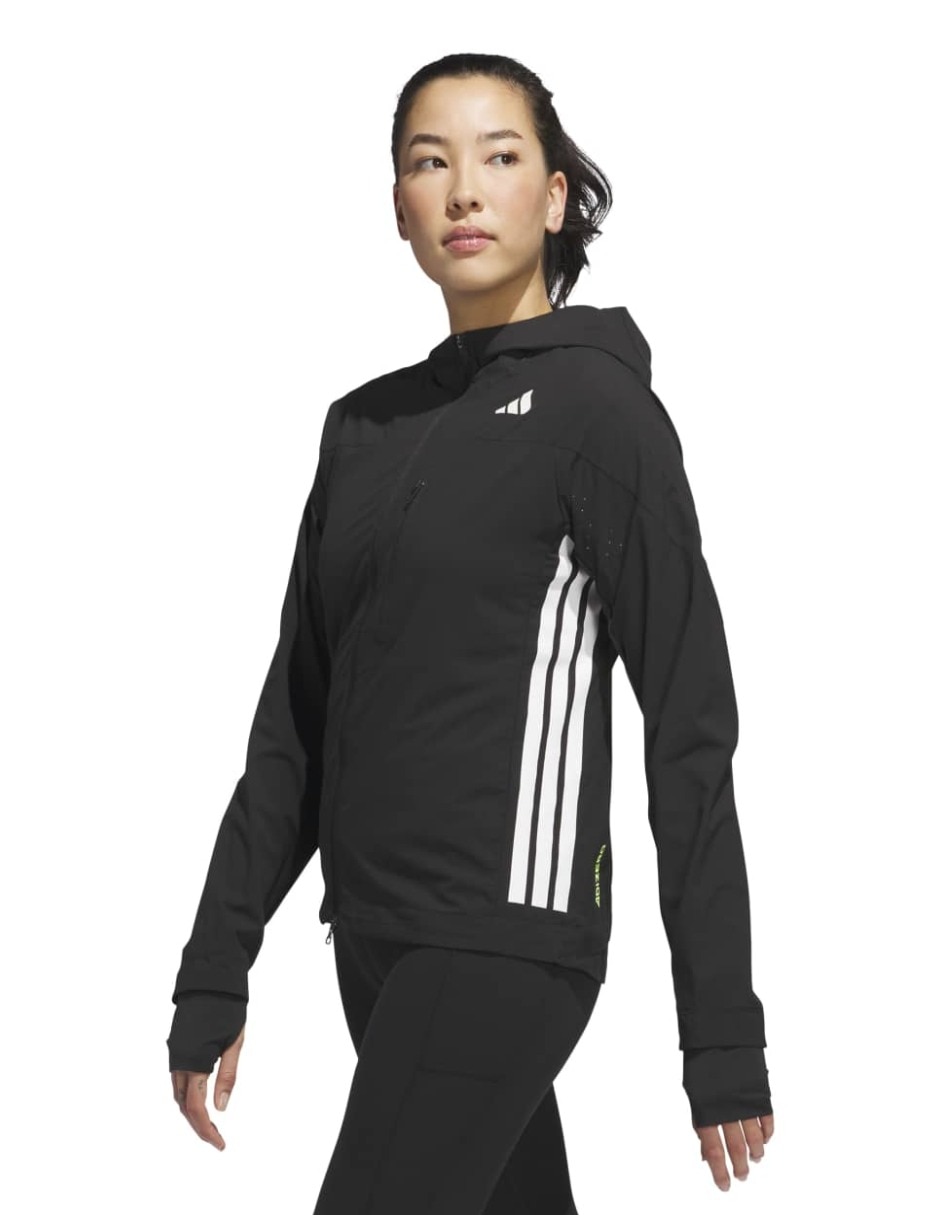 Chamarra para correr Adizero Jkt W de mujer