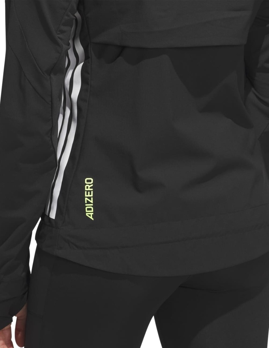 Chamarra para correr Adidas Adizero JKT W de mujer