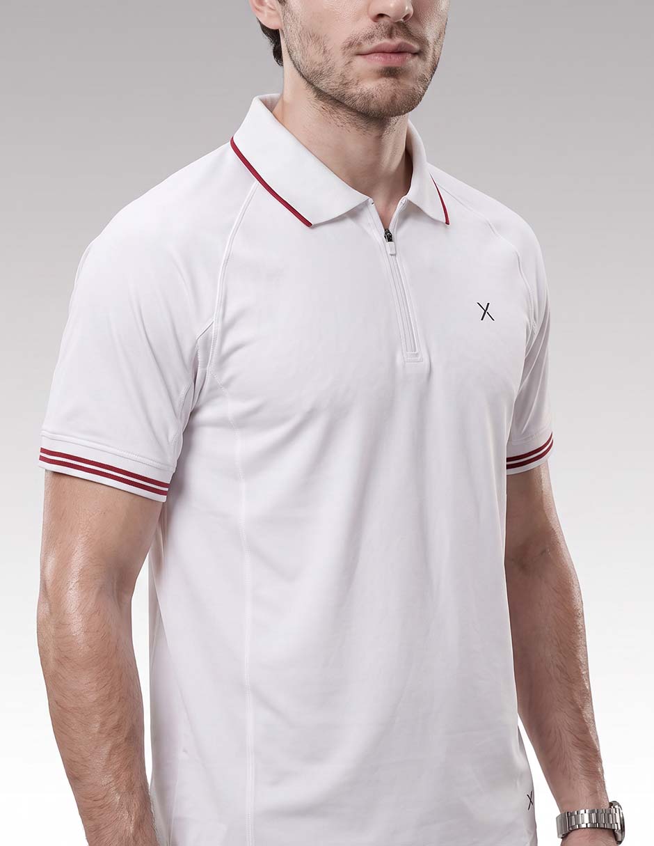 Playera tipo polo raqueta para hombre 3
