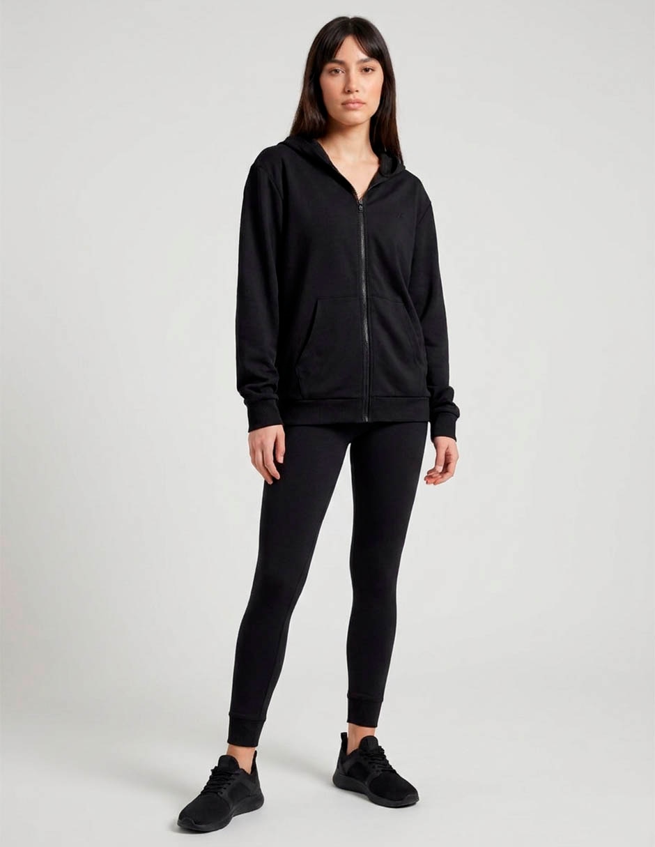 Conjunto deportivo ajustado con elástico para mujer