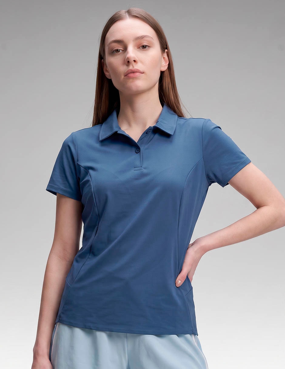 Playera tipo polo para mujer