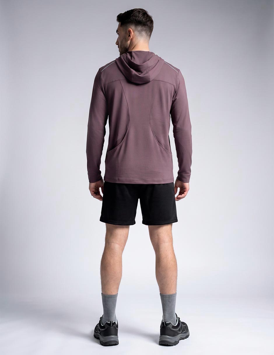 Sudadera para correr con capucha para hombre 2