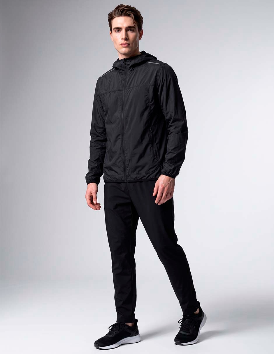 Chamarra impermeable para correr para hombre