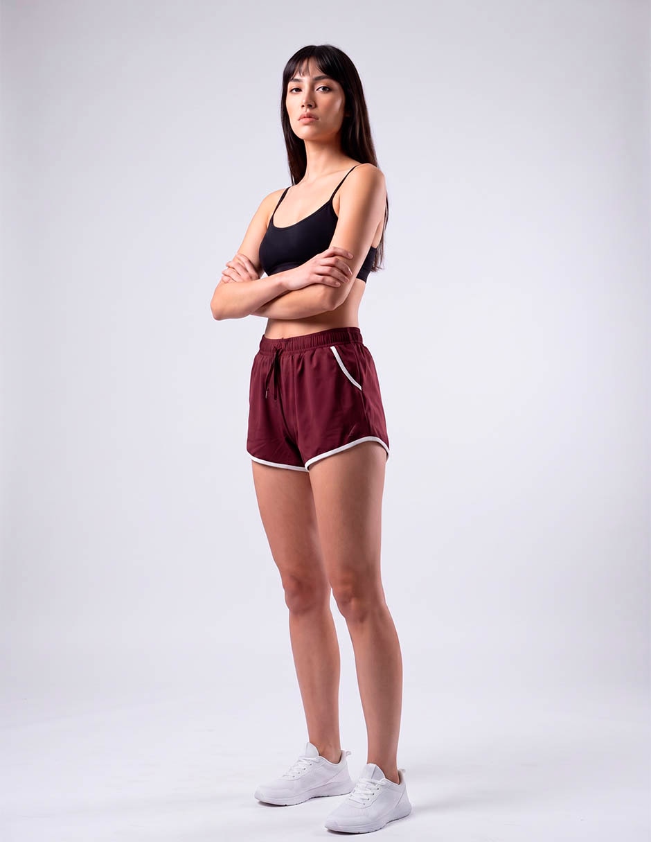 Short con bolsillos para entrenamiento para mujer